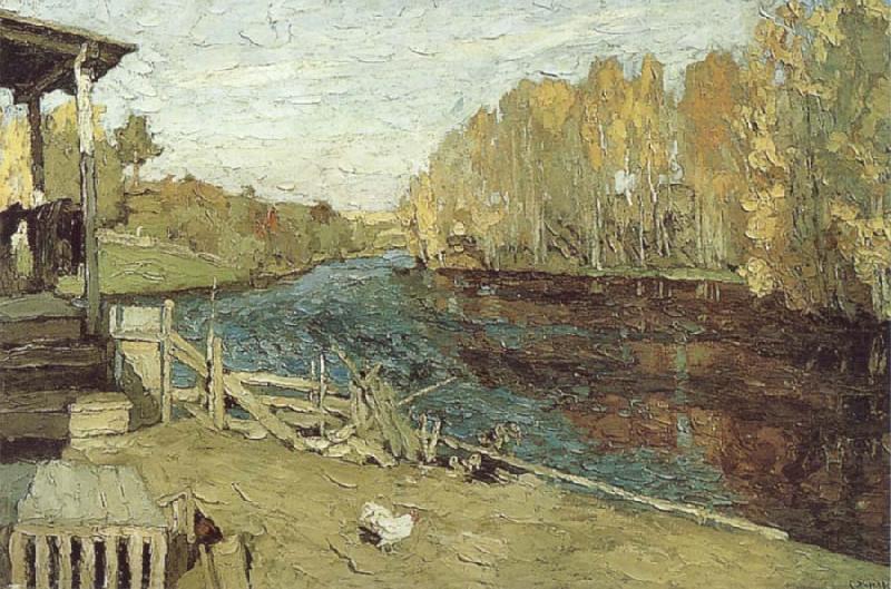 Stanislav Zhukovsky Autumn oil painting picture